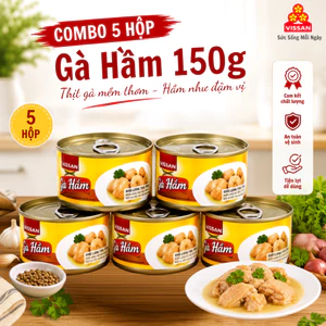 Gà Hầm Vissan – Date 2028, HSD 36 Tháng, Ăn Liền Tiện Lợi