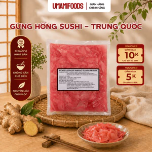 Gừng Hồng Gari Manyo Pink B 1.5kg | Gừng Ngâm Sushi Sashimi | Gari Nhật Lát Mỏng – UMAMI Foods
