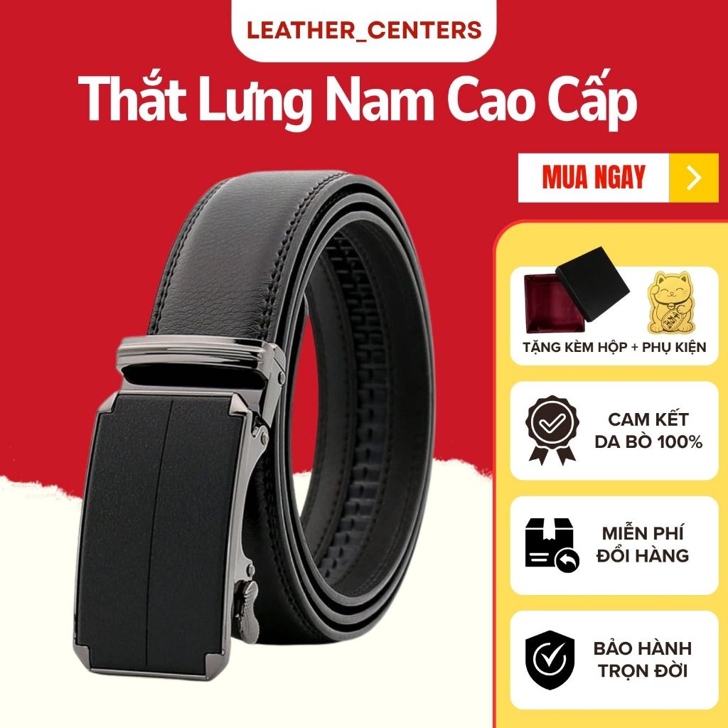 Thắt Lưng Nam Da Bò Thật TL Nhám - Phong Cách Lịch Lãm, Sang Trọng Cho Các Anh Mang Đi Làm Đi Chơi