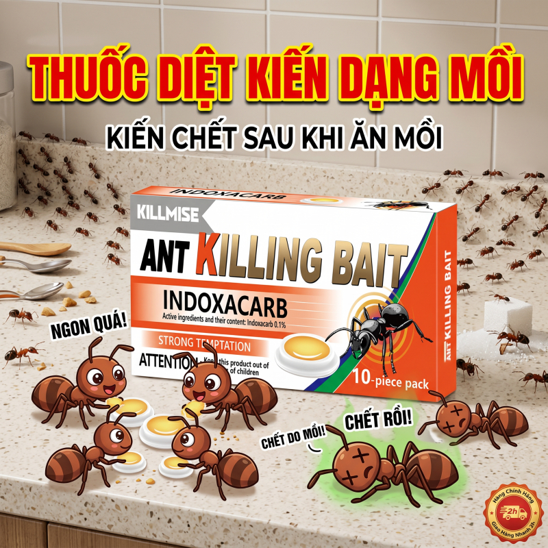 🐜 Gel Diệt Kiến Siêu Mạnh Dẫn Dụ Kiến Diệt Tận Tổ Hiệu Quả Lâu Dài Mồi Diệt Kiến Dễ Sử Dụng An Toàn Cho Gia Đình