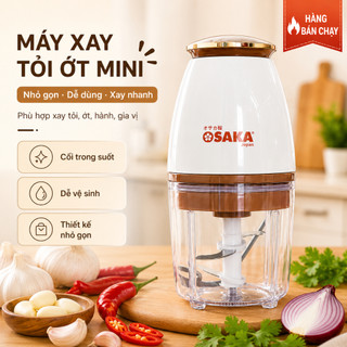 Máy xay chất lượng cao, máy xay thịt đa năng, công suất 350W, dung tích 750ml, có thể xay thịt, trái cây, rau củ.