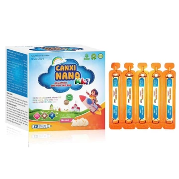 Canxi Nano Mk7 Aquamin F sữa non yến sào bổ sung canxi cho bé giúp bé phát triển chống còi xương suy dinh dưỡng răng