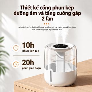 Máy tạo độ ẩm Máy tạo ẩm Không khí Máy phun sương USB Máy tạo ẩm Mini 4L dùng phòng khách gia đình