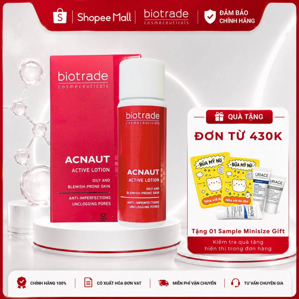 [HỎA TỐC HN] Dung dịch chấm mụn BIOTRADE ACNAUT ACTIVE LOTION 15ml giảm mụn sưng - Skin Studio