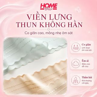 Quần lót nữ ren cao cấp xuyên thấu gợi cảm sexy, quần chip cạp cao đáy may cotton kháng khuẩn L5505