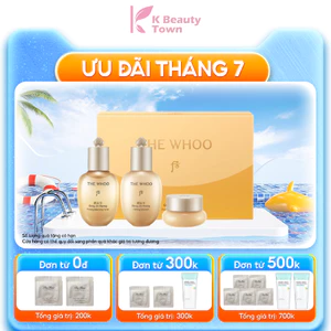 Bộ dưỡng da ẩm chống lão hóa 3 bước The Whoo Gongjinhyang Firming 3pcs mini