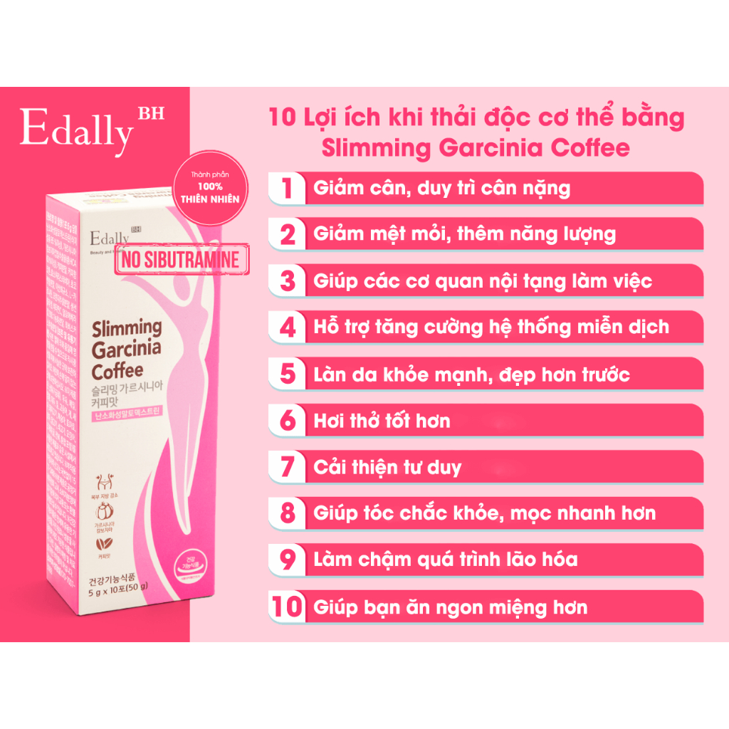 Cà Phê Giảm Cân Slimming Garcinia Coffee Idol Capsule Chính Hãng hộp Hộp 15 Viên