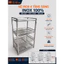 Kệ inox 4 tầng song Đa Năng - Cao Cấp, Chịu tải tốt - Bền Đẹp