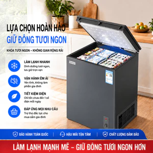 Cosanta Tủ đông mini gia đình tiết kiệm năng lượng để lưu trữ tủ kem sữa đông lạnh Sữa mẹ trữ đông