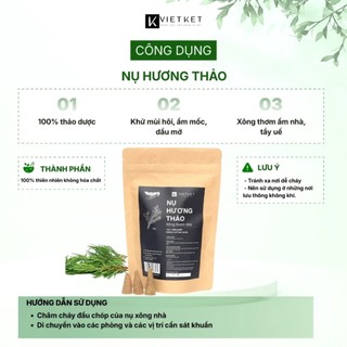 65-70 Nụ Hương thảo Vietket 100g - xông thơm ấm nhà, xông nhà tẩy uế, tự nhiên