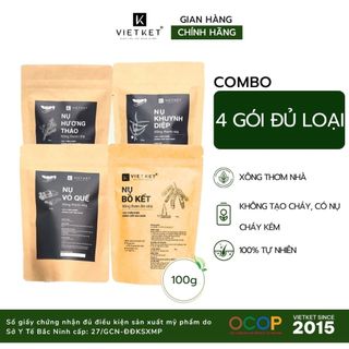 50-55 Nụ bồ kết Vietket - Có nụ cháy kém vì không tạo cháy, Xông thơm ấm nhà, xông nhà tẩy uế