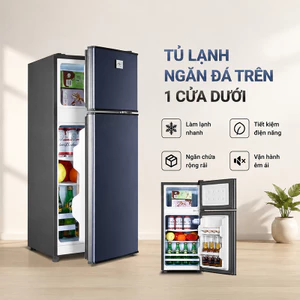 Cosanta Tủ lạnh mini thương hiệu làm lạnh nhanh ngăn đá ngăn lạnh giữ đồ luôn tươi dáng nhỏ phù hợp cho học sinh