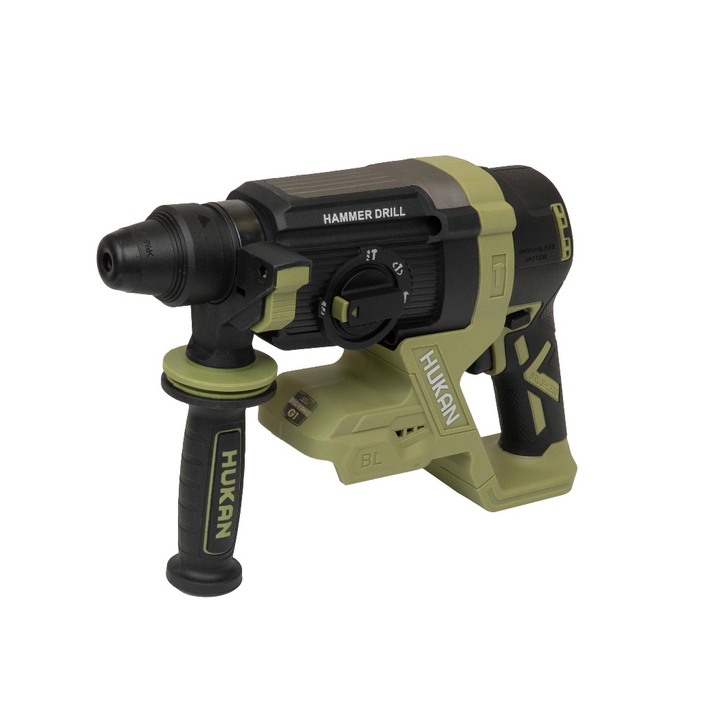 Thân Máy Khoan Bê Tông 3 Chức Năng HUKAN G1-W27 |21V - Không Chổi Than | Lực Đập 3.5J - Plus 26mm Khoan Đục| BH 6 Tháng