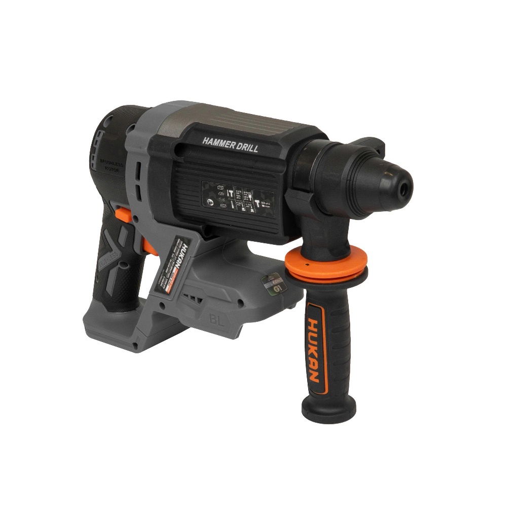 Thân Máy Khoan Bê Tông 3 Chức Năng HUKAN G1-W27 |21V - Không Chổi Than | Lực Đập 3.5J - Plus 26mm Khoan Đục| BH 6 Tháng