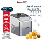 (Có Sẵn)  Máy làm đá mini công suất lớn hoàntoàn tự động 15kg đá Tạo Đá Siêu Tốc Trong 6 - 8 Phút — ảnh 1