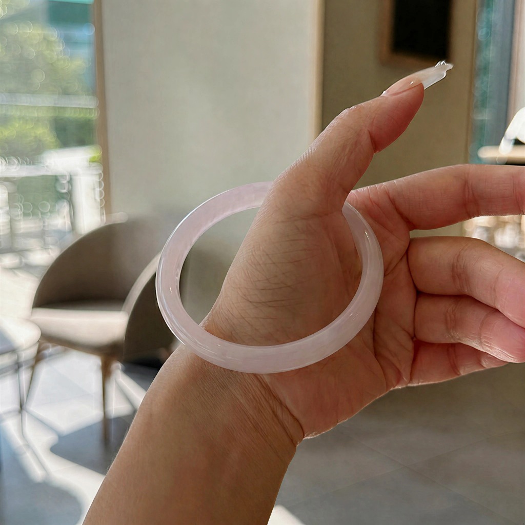[𝐒𝐀𝐋𝐄] Vòng Tay Giả Ngọc Hồng Pastel – Phụ Kiện Nữ Phong Cách Hàn Quốc  𝐊𝐈𝐌 𝐓𝐇À𝐍𝐇 𝐁Ả𝐎