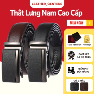 Thắt Lưng Nam Da Bò Thật 100% TLS1B – Khóa Thông Minh Bền Bỉ – Đẳng Cấp - Mang Đi Dự Tiệc Đi Làm