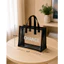 Túi Tote Nhựa Trong Suốt PVC CHANCE 33x28x13cm | Túi Đeo Vai Chống Nước Form Đứng Cao Cấp Đi Học Đi Làm Đi Biển
