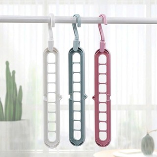 Móc Treo Quần Áo Gấp Gọn Đa Năng, Giá Treo Tiết Kiệm Không Gian Tủ Quần Áo, Xoay 360 Độ Chịu Lực Tốt