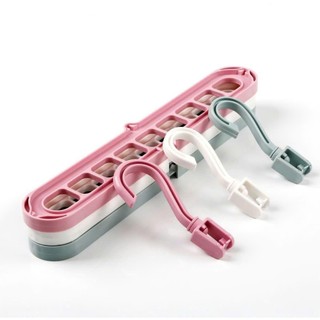 Móc Treo Quần Áo Gấp Gọn Đa Năng, Giá Treo Tiết Kiệm Không Gian Tủ Quần Áo, Xoay 360 Độ Chịu Lực Tốt