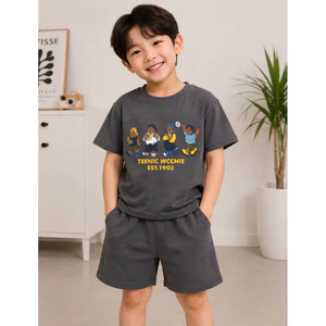 set bộ bé trai thun hàn lạnh 16-22kg