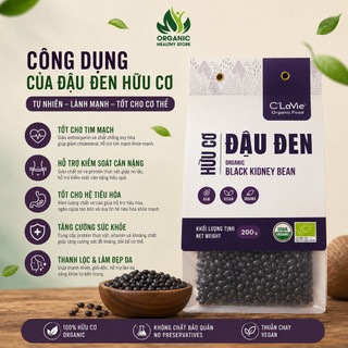 Đậu đen hữu cơ C'Lavie 200g, hỗ trợ tim mạch, điều hòa huyết áp