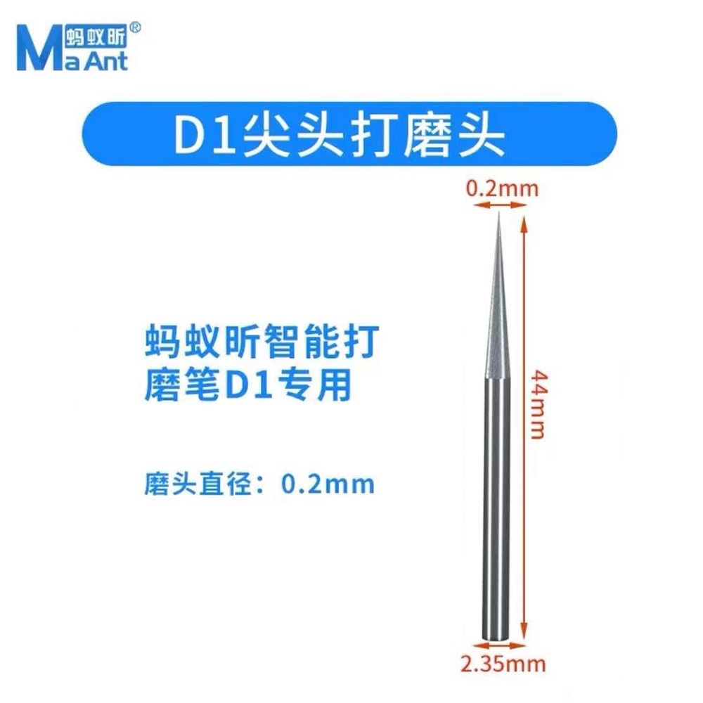 Mũi mài cắt nhỏ MAANT trục 2.35mm dùng mài IC màn, viền camera, lấy mí, cắt ron sửa điện thoại
