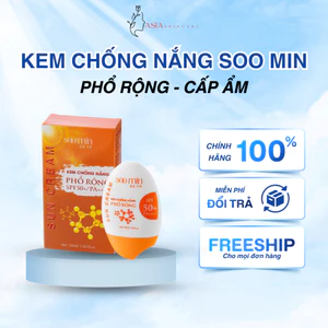 Kem chống nắng SPF50+ Soo Min phổ rộng trắng mịn da cấp ẩm không bết dính 50ml DC50