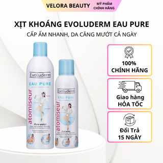 Xịt khoáng Evoluderm Atomiseur Eau Pure dưỡng ẩm làm dịu và bảo vệ làn da suốt cả ngày dài