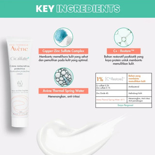 Kem dưỡng phục hồi Avène 100ml/Cicalfate+ làm lành vết thương nhỏ và kích ứng