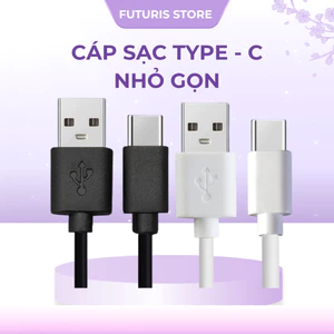Cáp Sạc Type-C Ngắn – Dây Sạc Nhanh 30cm, 50cm, 80cm, 1m, Cáp Truyền Dữ Liệu USB-C Cho Android, TWS, Quạt