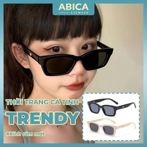 Kính râm mát nữ nam Jennie Hàn Quốc chống UV400 và tia bức xạ đẹp giá rẻ đi biển chụp ảnh siêu ngầu cá tính ABICA 203