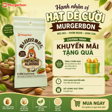 Hạnh Nhân Vị Hạt Dẻ Cười Murgerbon