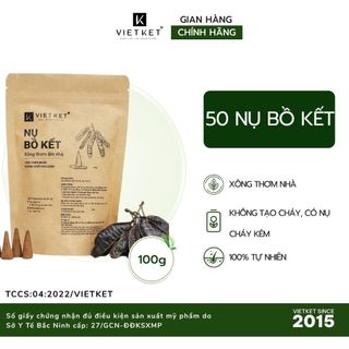 50-55 Nụ bồ kết Vietket - Có nụ cháy kém vì không tạo cháy, Xông thơm ấm nhà, xông nhà tẩy uế