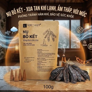 50-55 Nụ bồ kết Vietket - Có nụ cháy kém vì không tạo cháy, Xông thơm ấm nhà, xông nhà tẩy uế