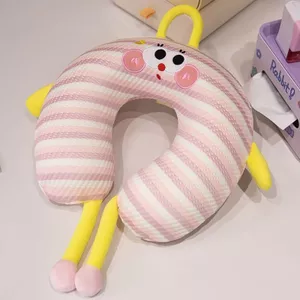 Gối Kê Cổ Chữ U Du Lịch Gối Tựa Cổ Văn Phòng Gối Ngủ Trưa Bông Êm Ái Vải Nhung MUN STORE GOIVAN13