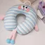 Gối Kê Cổ Chữ U Du Lịch Gối Tựa Cổ Văn Phòng Gối Ngủ Trưa Bông Êm Ái Vải Nhung MUN STORE GOIVAN13