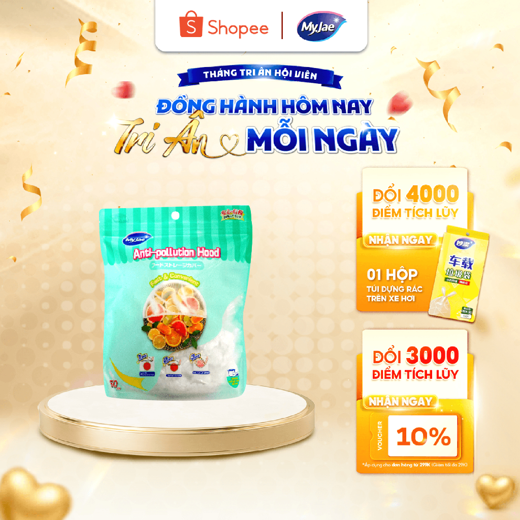 Màng Bọc Thực Phẩm Bo Chun MyJae (1 Bịch 50 Cái)