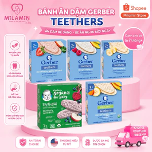 Bánh Gạo ăn dặm Nestle Gerber 48g nhập khẩu Thái Lan, nhiều vị