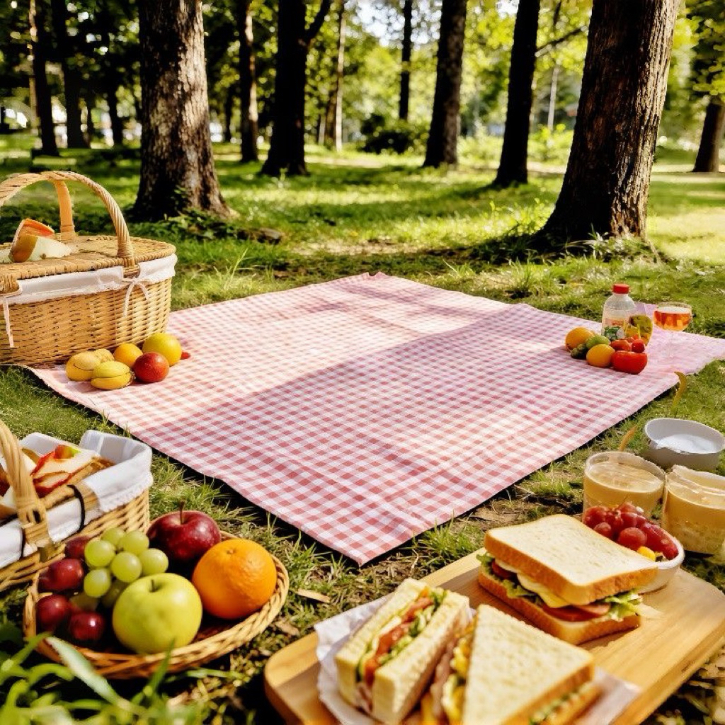 KT chuẩn 2m Thảm Picnic Dã Ngoại Chống Thấm Nước Gấp Gọn – Bạt Trải Cắm Trại Đi Biển, Du Lịch, Chụp Ảnh