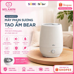 Máy Phun Sương Tạo Ẩm Bear Khuếch Tán Hơi Sương Làm Dịu Không Khí Giữ Ẩm Phòng Ngủ An Toàn HU-5H50T17