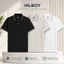 Bộ 3 áo thun polo nam HLBOY vải cá sấu co giãn 4 chiều cổ bẻ phối viền SOC710