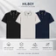 Bộ 3 áo thun polo nam HLBOY vải cá sấu co giãn 4 chiều cổ bẻ phối viền SOC710