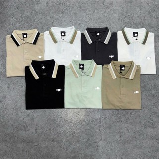 Áo polo nam dệt gân cotton cao cấp phối viền form suông , bigsize 110kg - 3bros