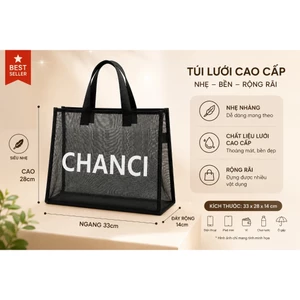 Túi Lưới Tote Nữ 1 Ngăn Thời Trang Hàn Quốc – Túi Đi Học Đi Chơi Dung Tích Lớn