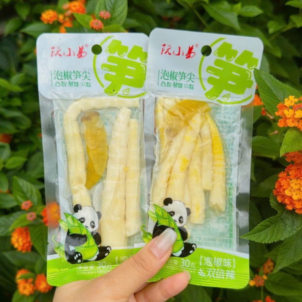 🌿 MĂNG TRÚC NGÂM ỚT TỨ XUYÊN MINI 30G – GIÒN NGON, CHUA CAY KÍCH THÍCH VỊ GIÁC s8