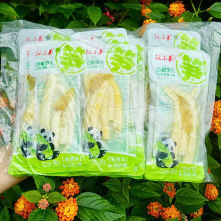 🌿 MĂNG TRÚC NGÂM ỚT TỨ XUYÊN MINI 30G – GIÒN NGON, CHUA CAY KÍCH THÍCH VỊ GIÁC s8
