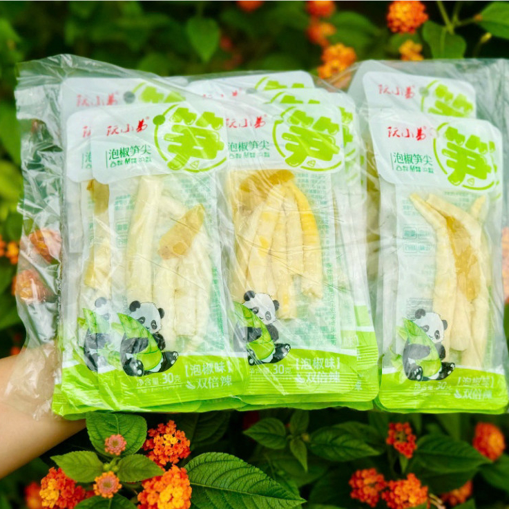 🌿 MĂNG TRÚC NGÂM ỚT TỨ XUYÊN MINI 30G – GIÒN NGON, CHUA CAY KÍCH THÍCH VỊ GIÁC s8