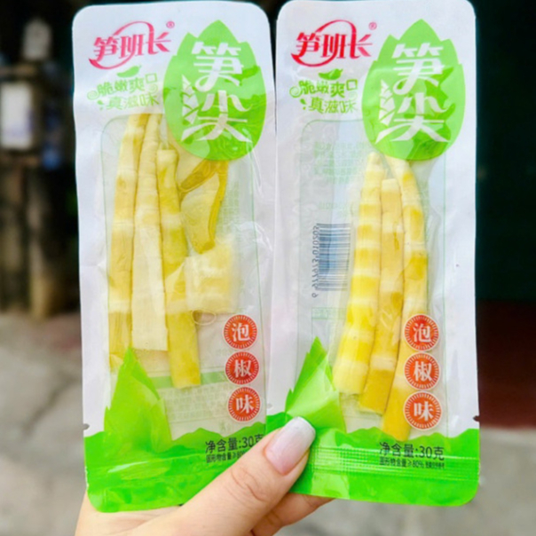 🌿 MĂNG TRÚC NGÂM ỚT TỨ XUYÊN MINI 30G – GIÒN NGON, CHUA CAY KÍCH THÍCH VỊ GIÁC s8