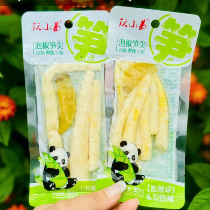🌿 MĂNG TRÚC NGÂM ỚT TỨ XUYÊN MINI 30G – GIÒN NGON, CHUA CAY KÍCH THÍCH VỊ GIÁC s8